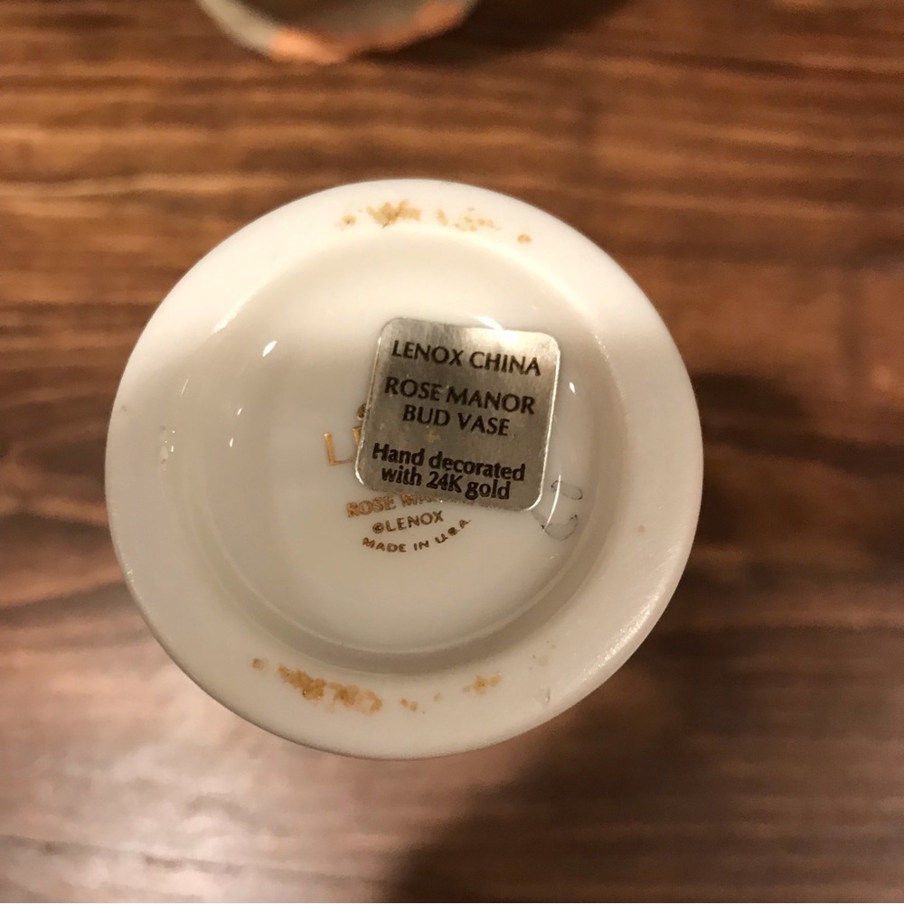 ▪️VINTAGE Lenox Rose Manor Bud Vase - Picture 4 of 6